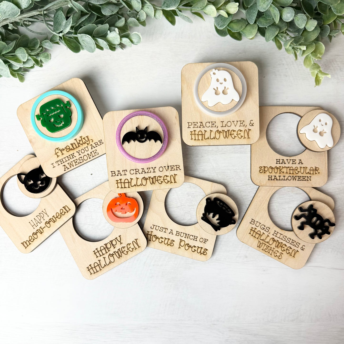 Play-Doh Boo Grams with Acrylic Stamp