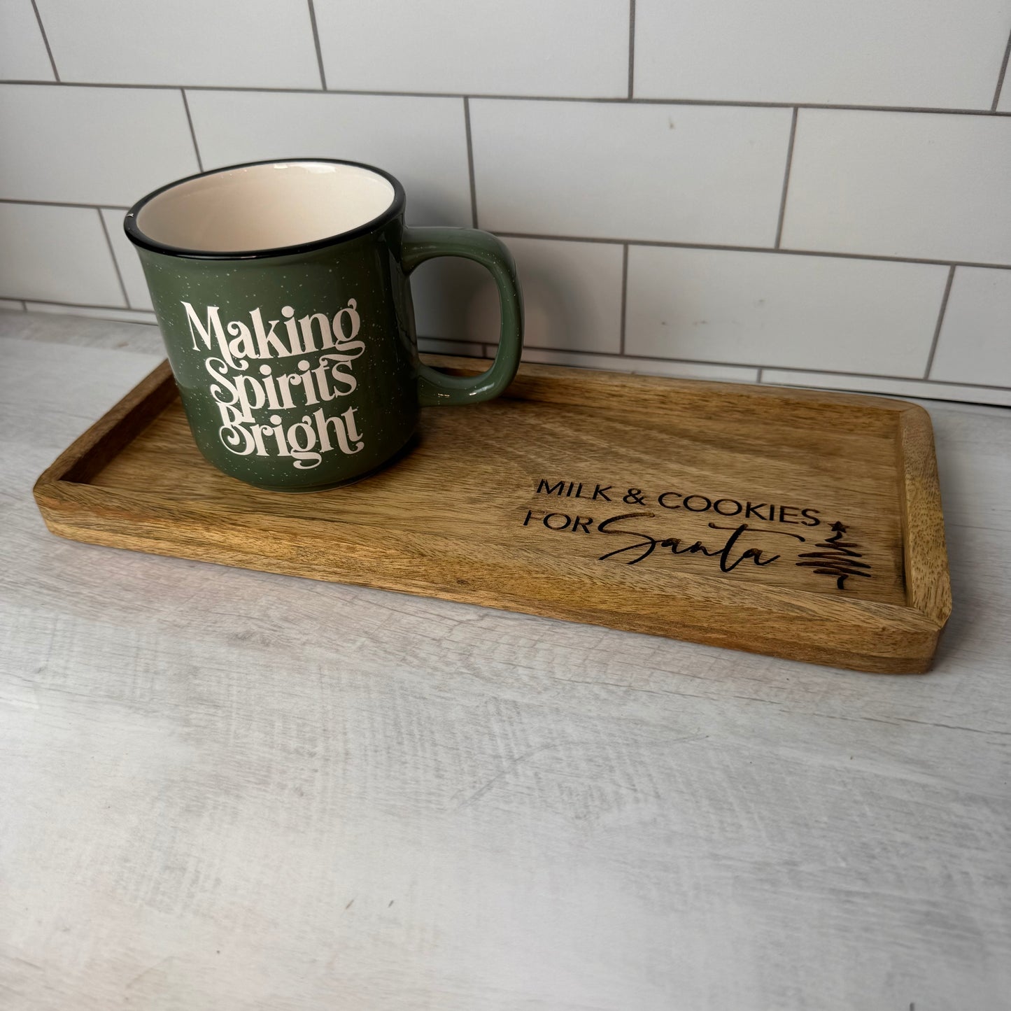 Milk and Cookies Tray