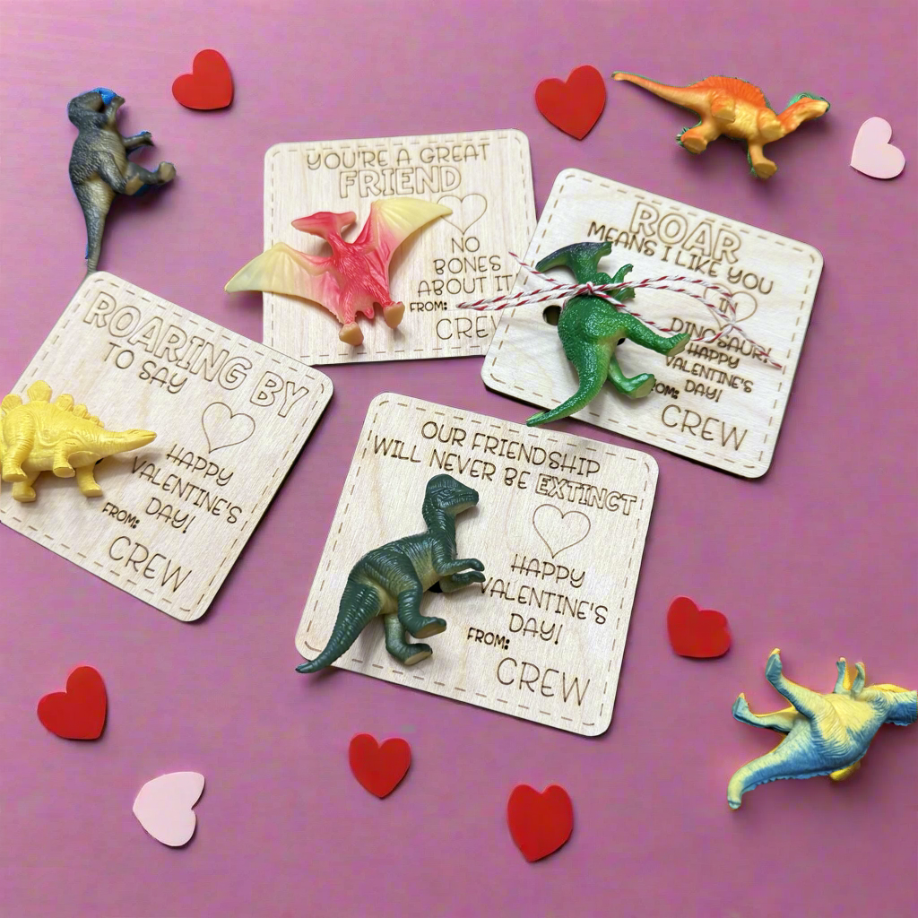 Dino Valentines