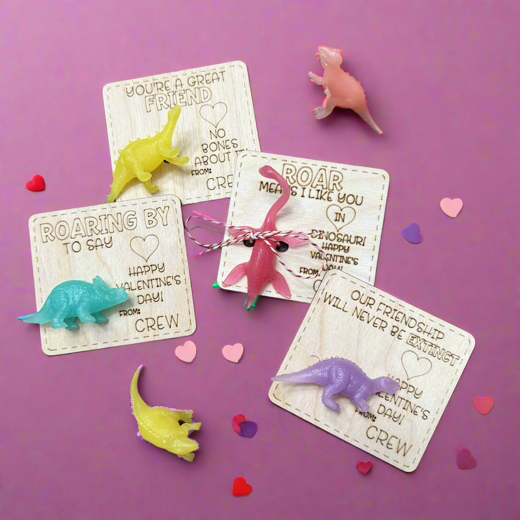 Dino Valentines