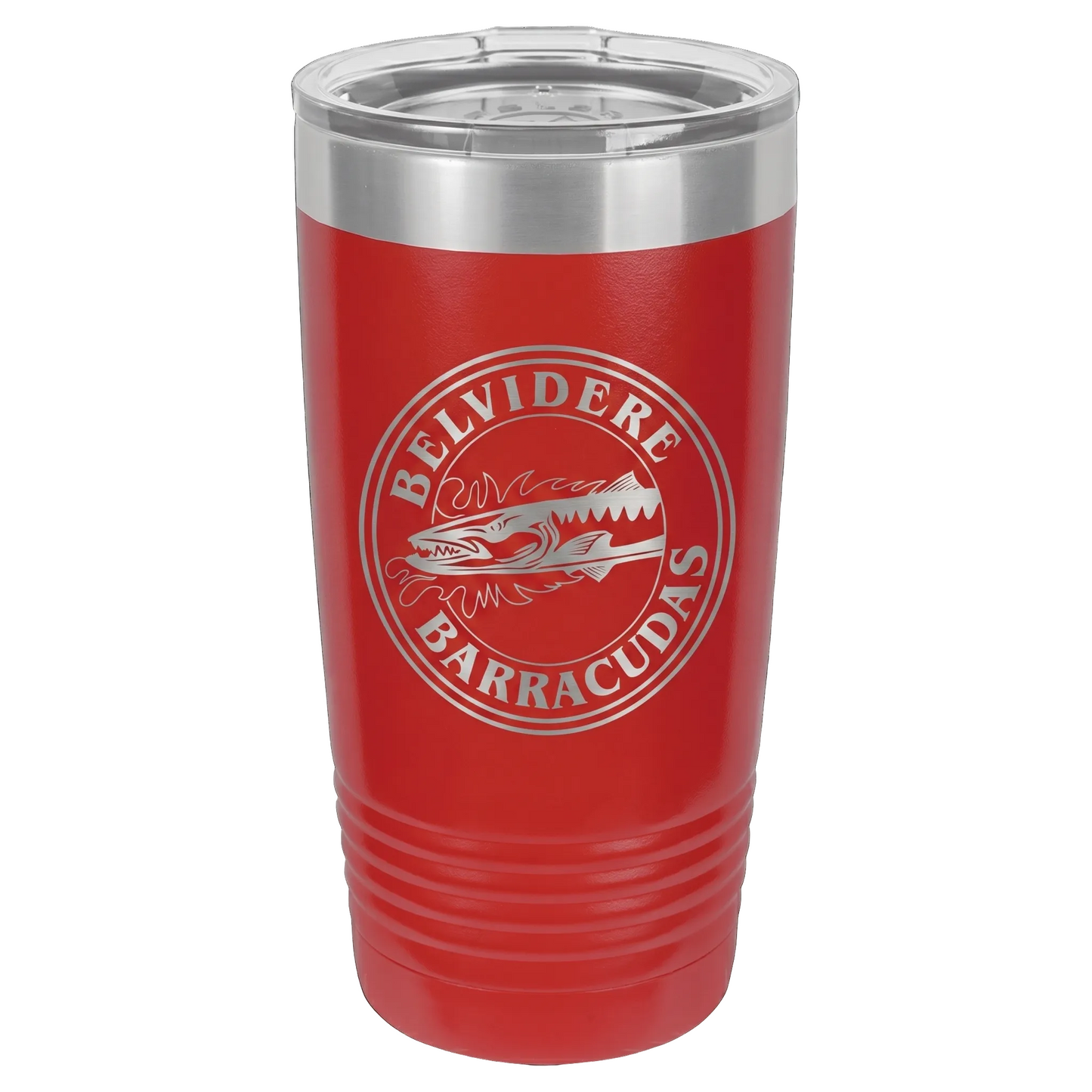 20 Ounce Tumbler with Slider Lid- Belvidere Barracudas