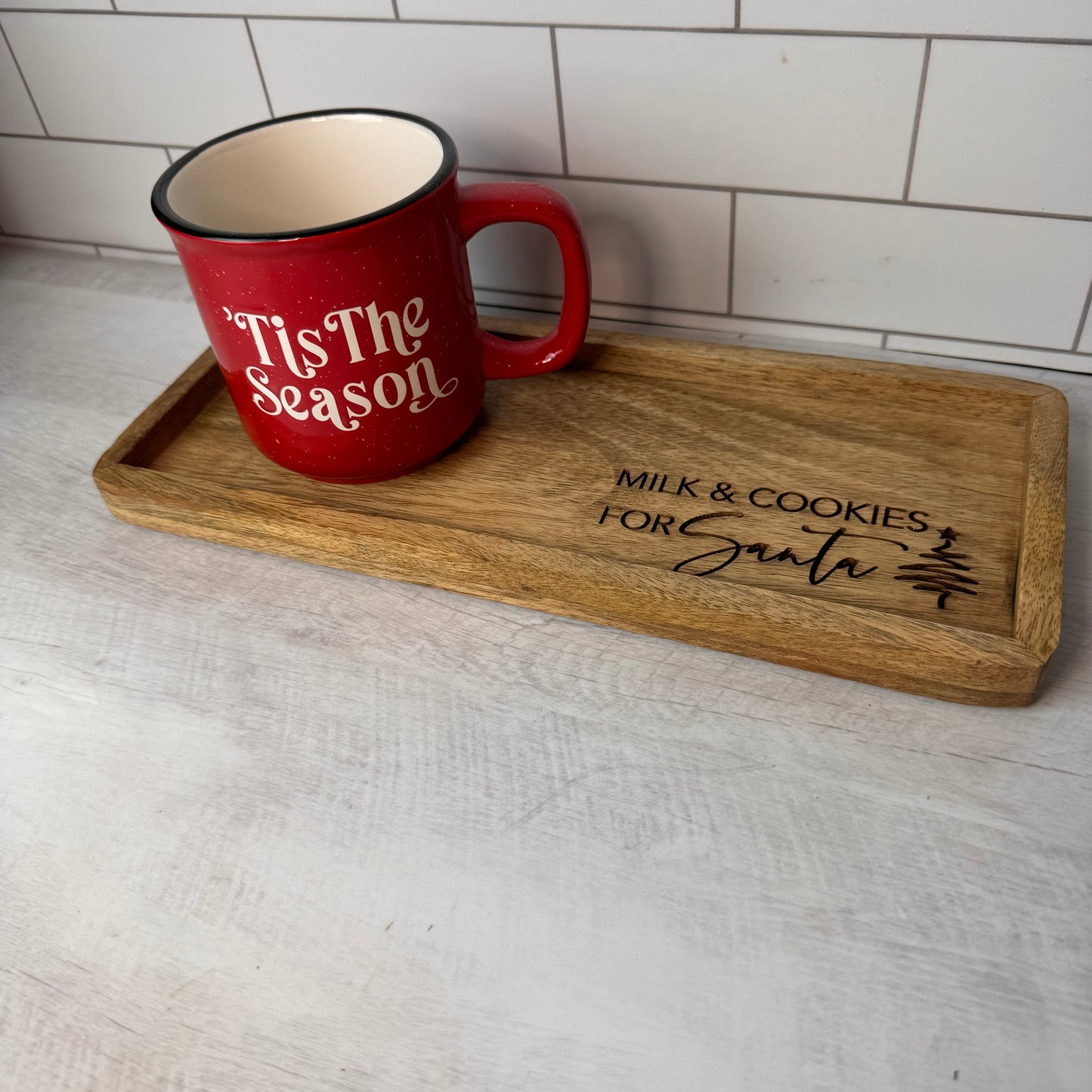 Milk and Cookies Tray