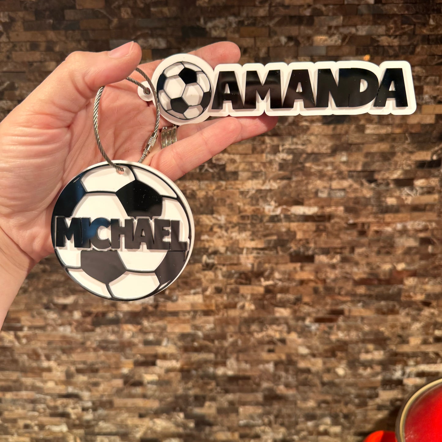 Soccer Bag Tag