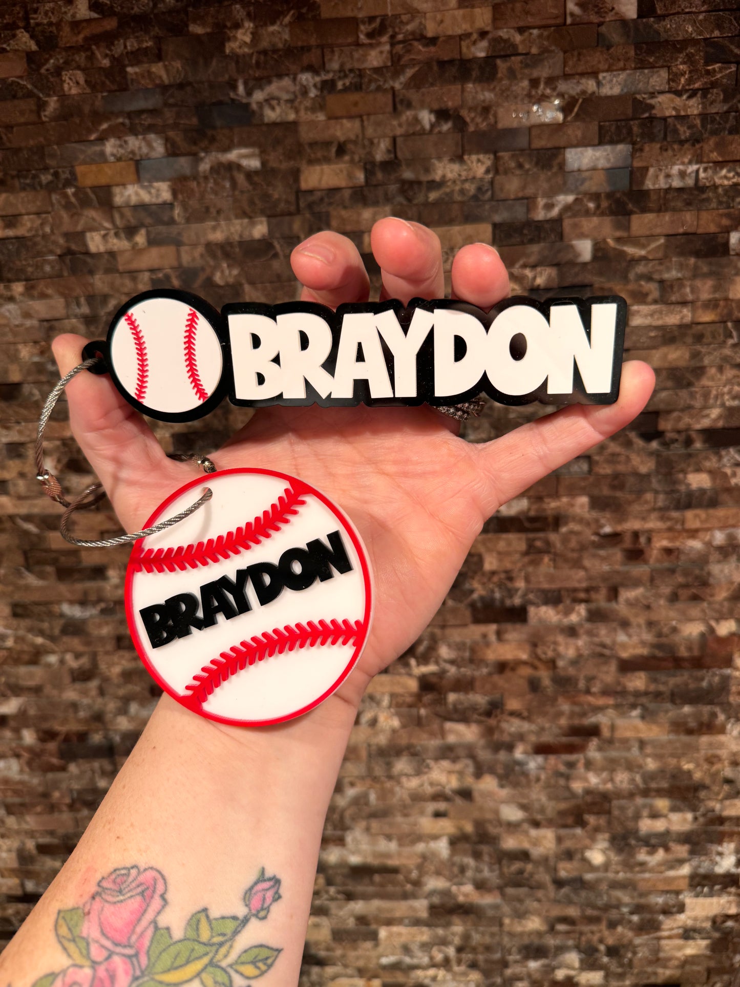 Baseball/Softball Bag Tag