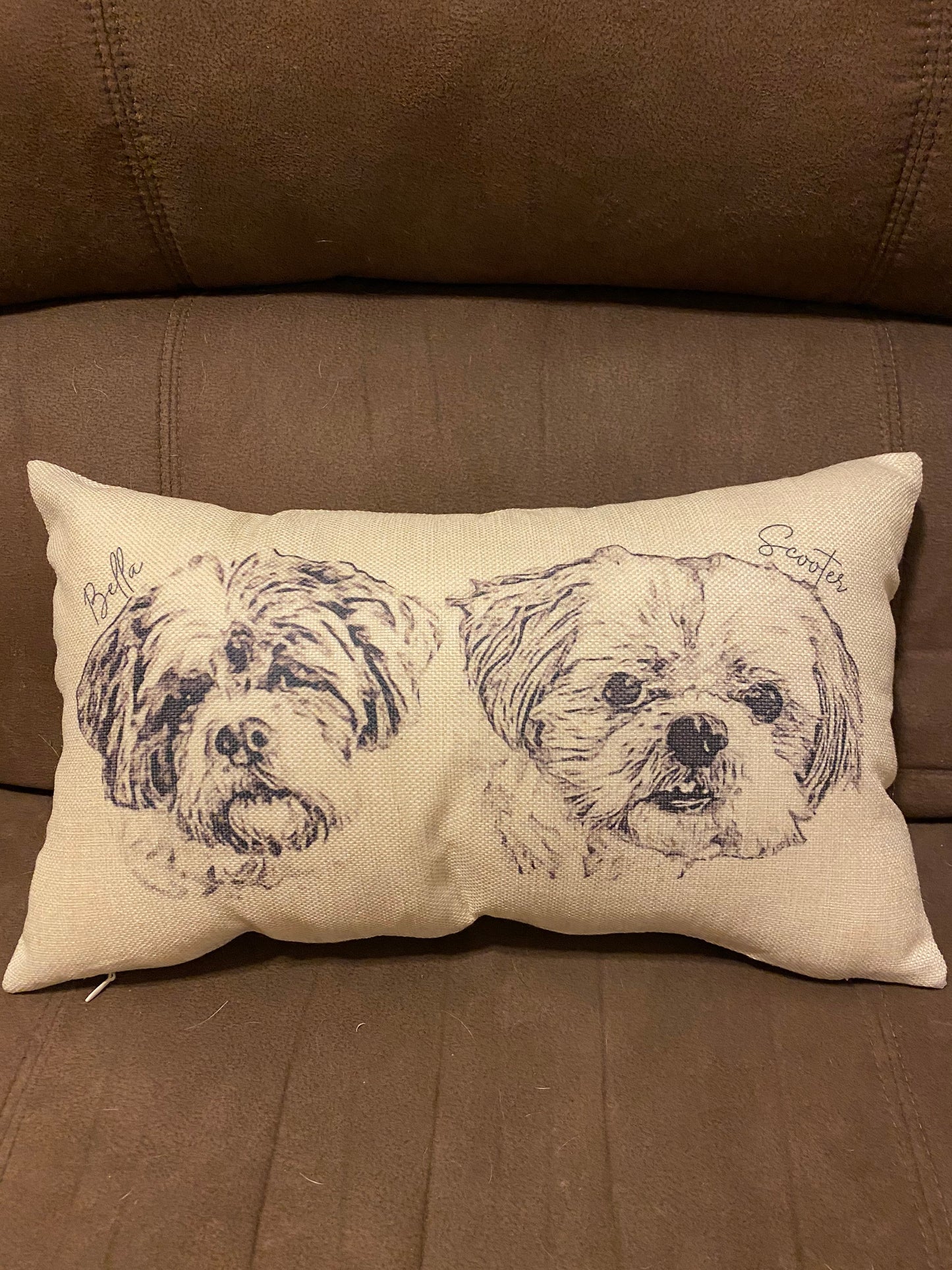 Personalized Pet Photo Lumbar Pillow