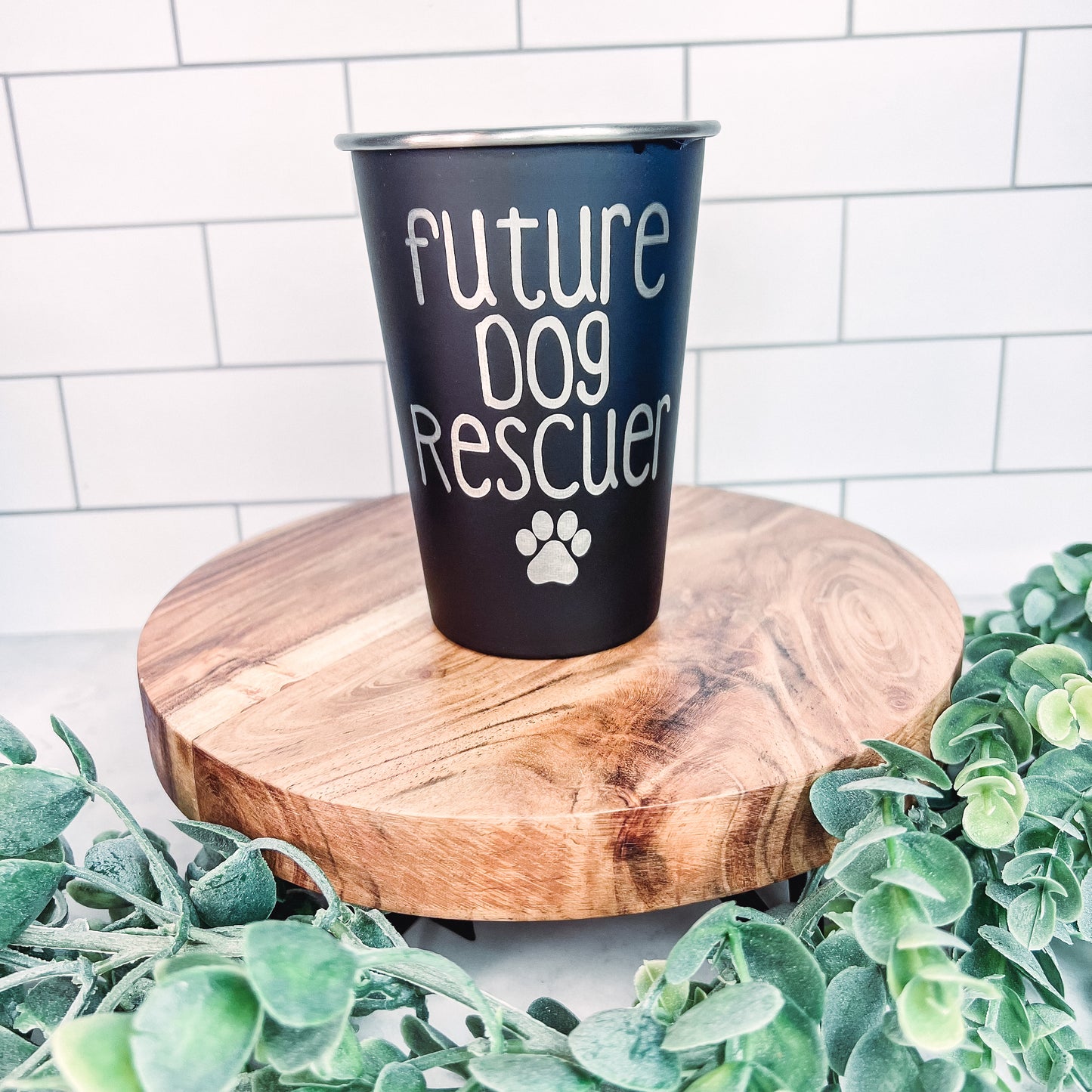 Dog Themed Engraved Pint Glass