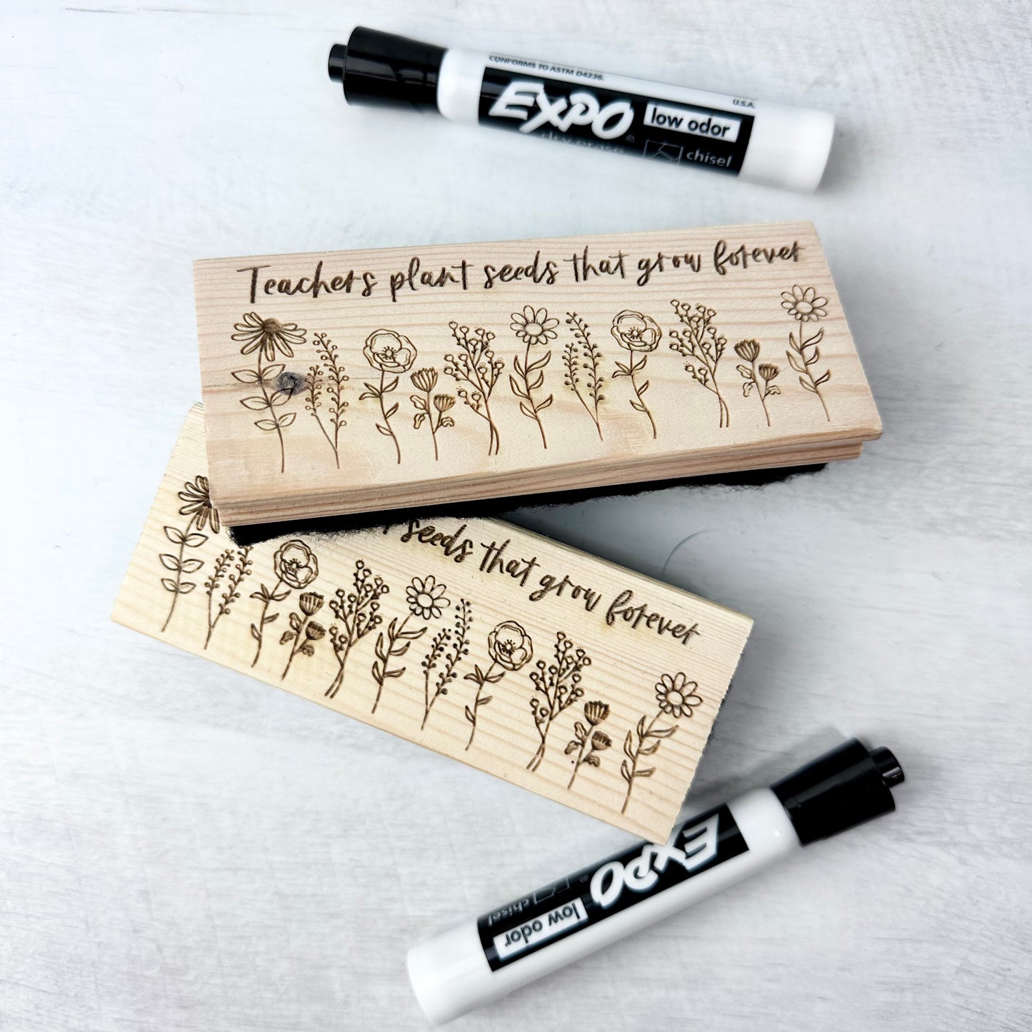 Personalized Teacher Eraser Set
