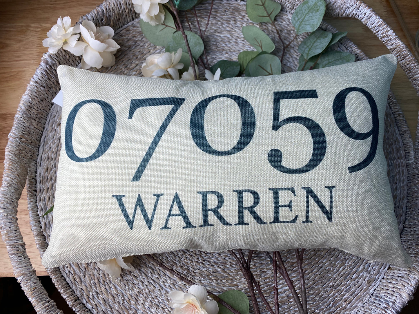 Zip Code Pillow