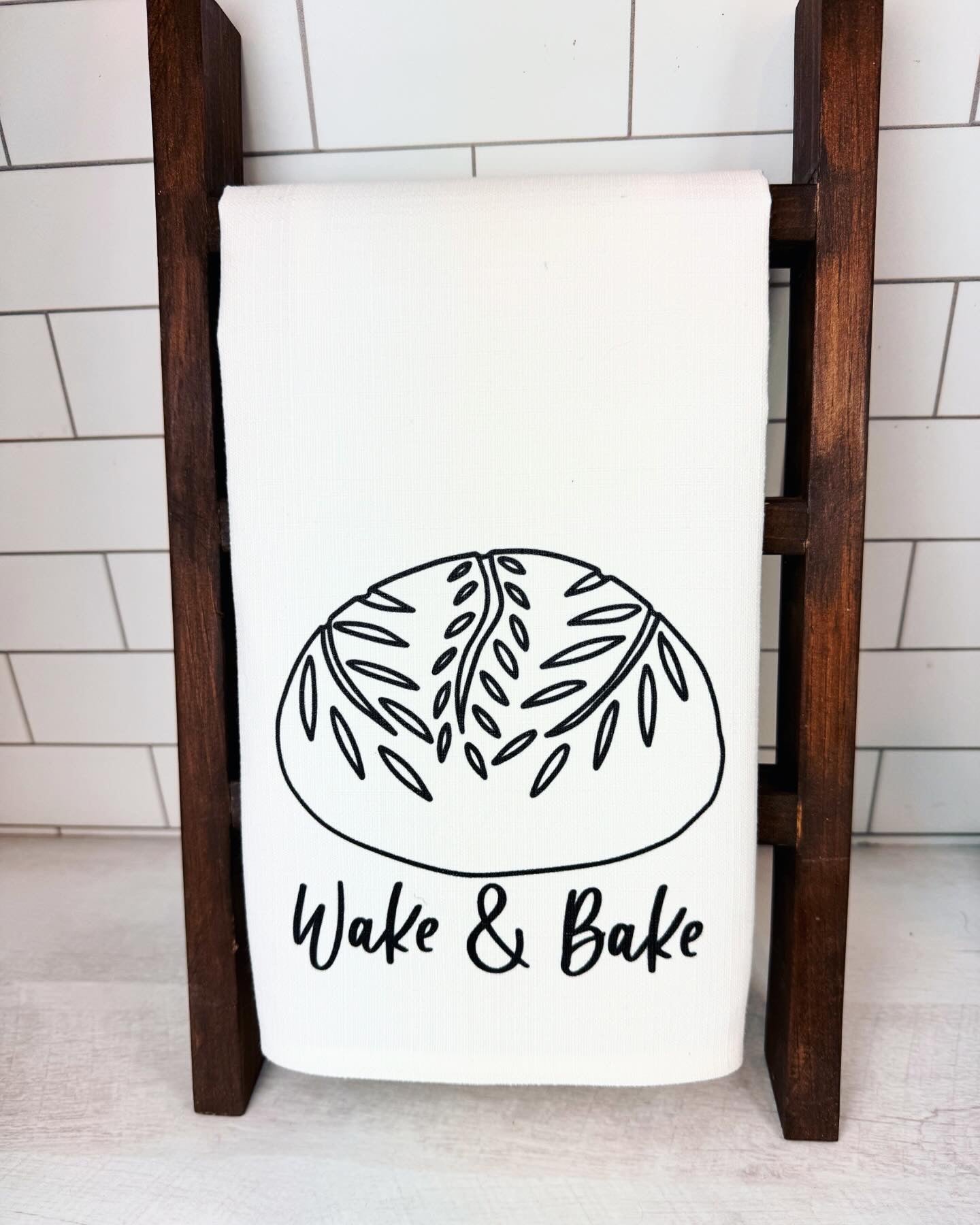 Wake & Bake Tea Towel