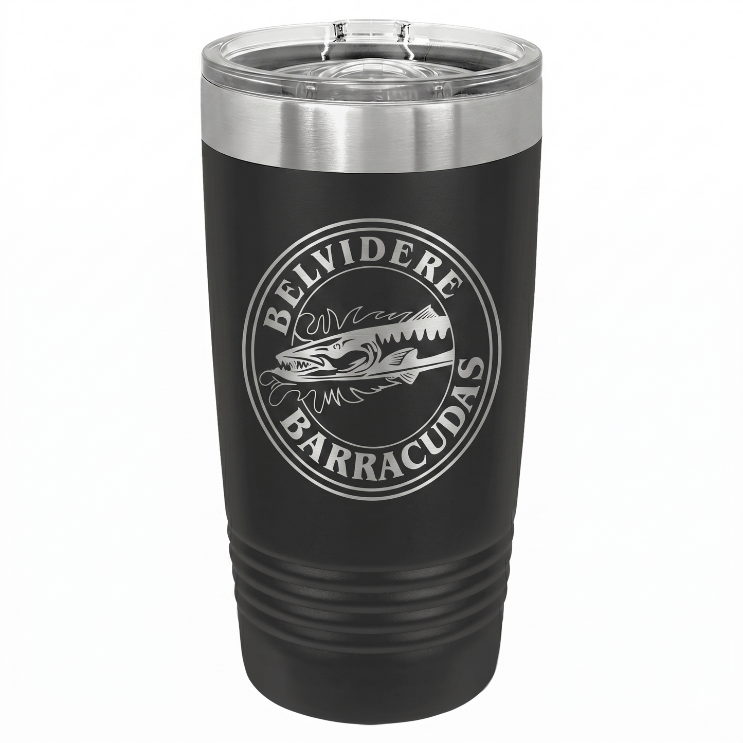 20 Ounce Tumbler with Slider Lid- Belvidere Barracudas