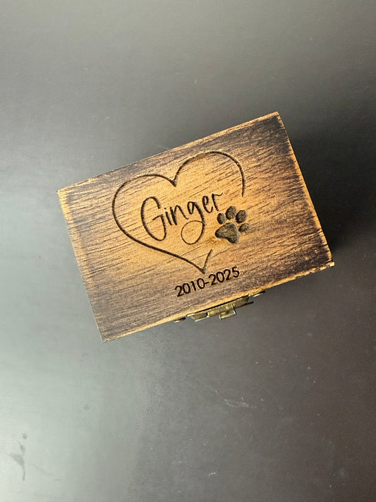 Pet Memorial Keepsake Container – Limited Edition