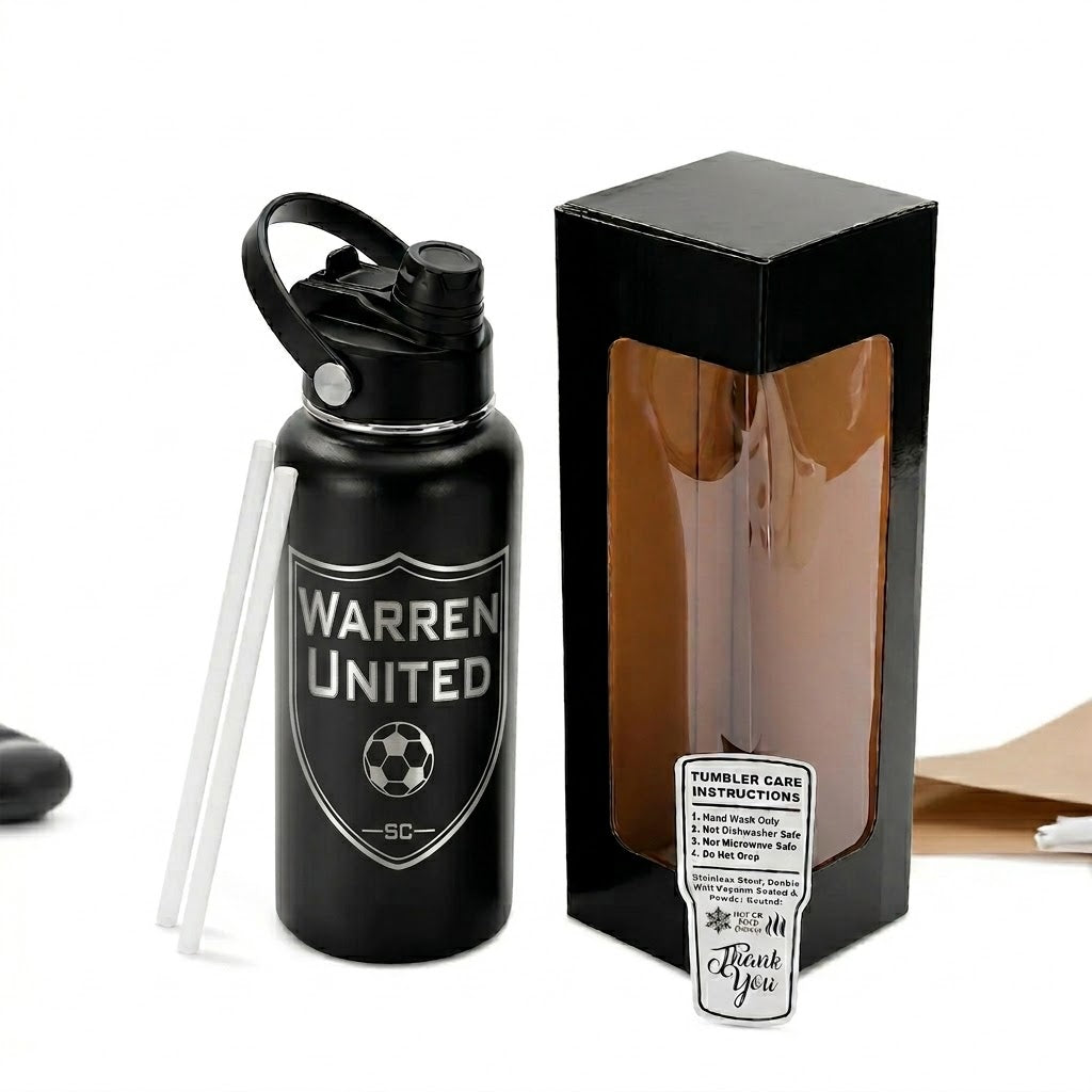 32 Ounce Hydro Water Bottle- Warren United