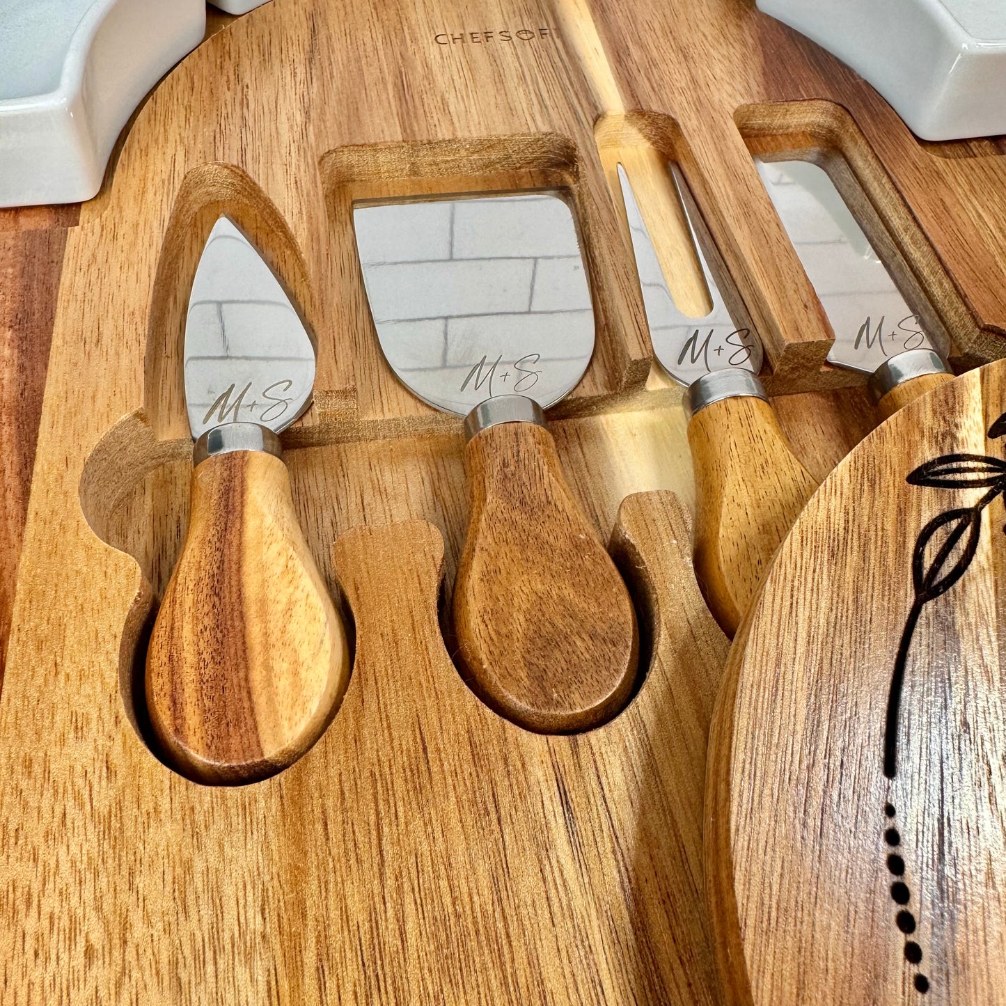 Personalized Charcuterie and Cheese Knife Set