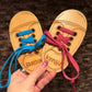Personalized Wooden Lace Up Shoe