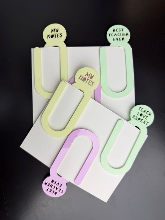 Jumbo teacher paper clips