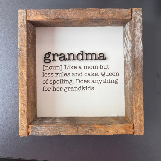 Grandma Shelf Sitter