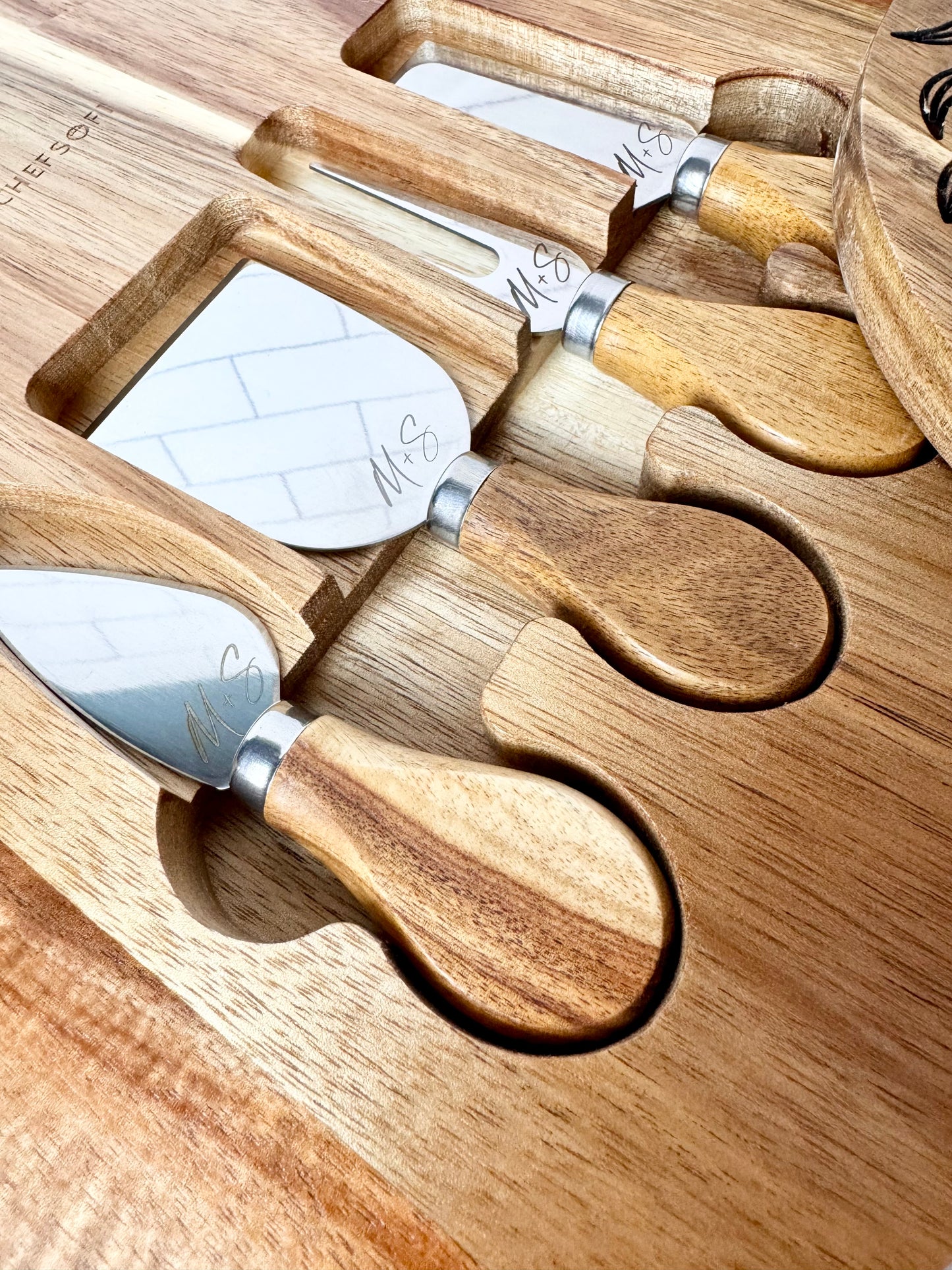 Personalized Charcuterie and Cheese Knife Set