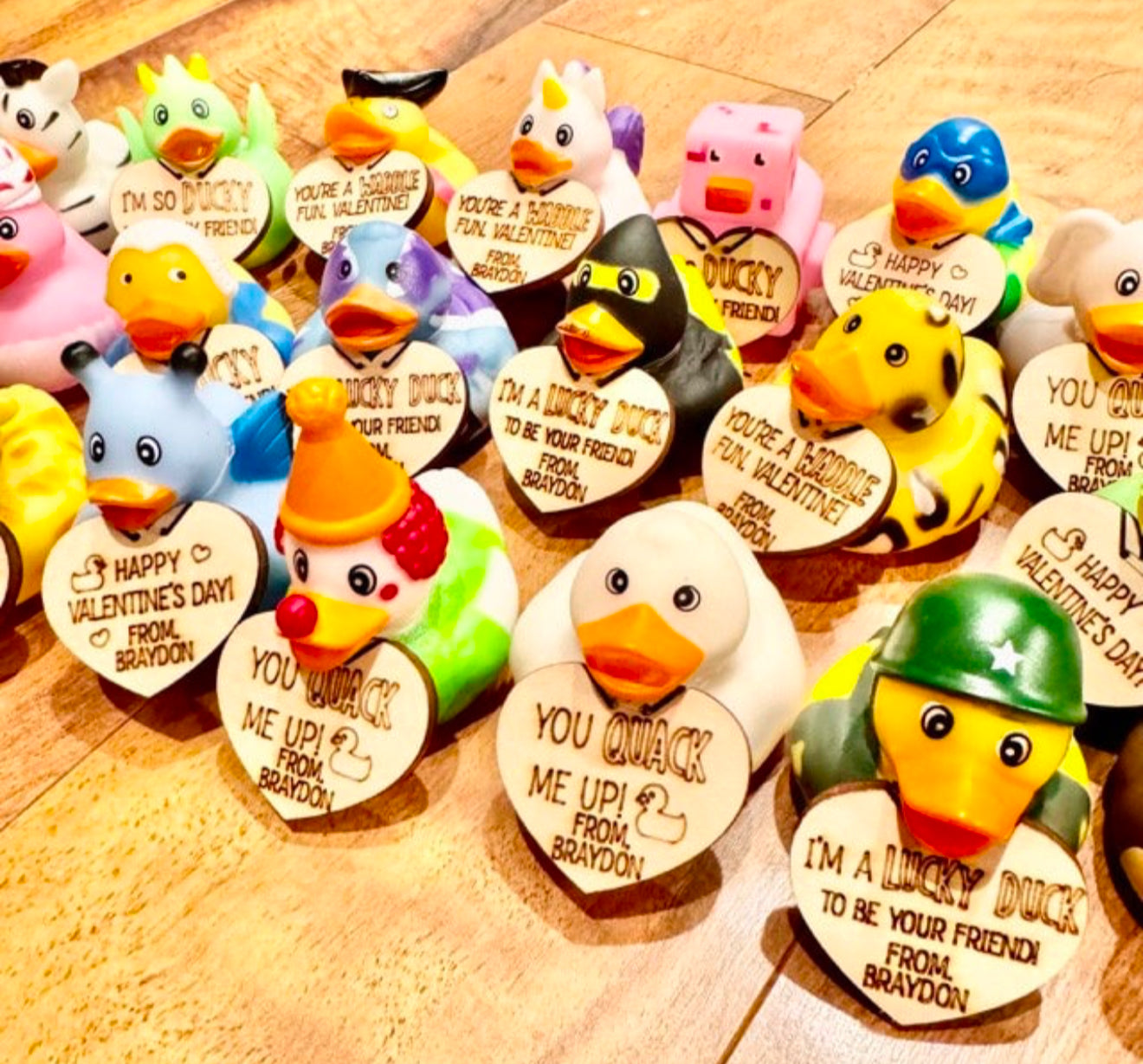 Rubber Ducky Valentines