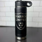 20 Ounce Water Bottle- Warren United