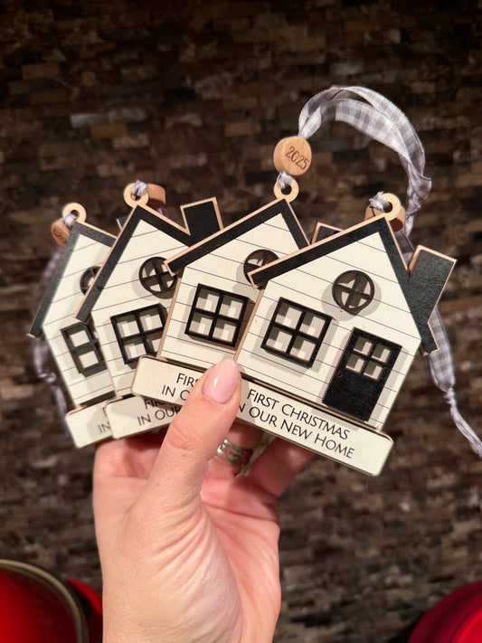 First Christmas in New Home Ornament