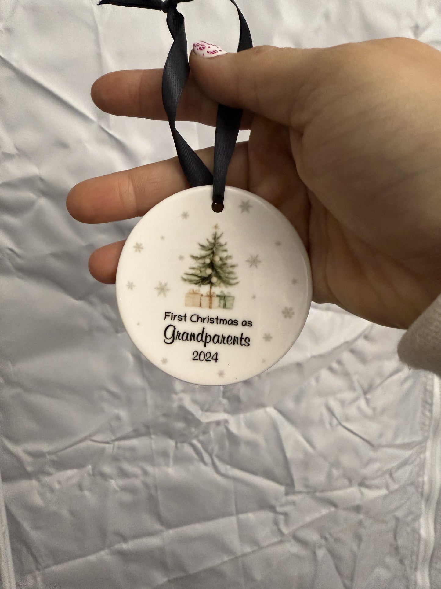 First Christmas as Grandparents 2024 Ornament