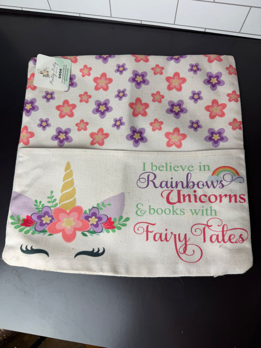 Unicorn Pillow with Pocket