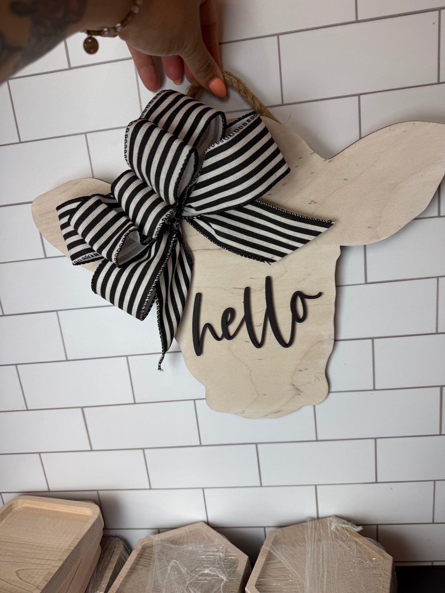 Cow Door Hanger