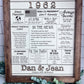A Year To Remember Framed Sign