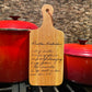 Personalized cutting board | recipe | handwritten recipe