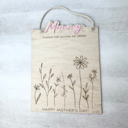 Handprint Flower Mothers Day