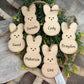 Personalized Easter Basket Bunny Tags