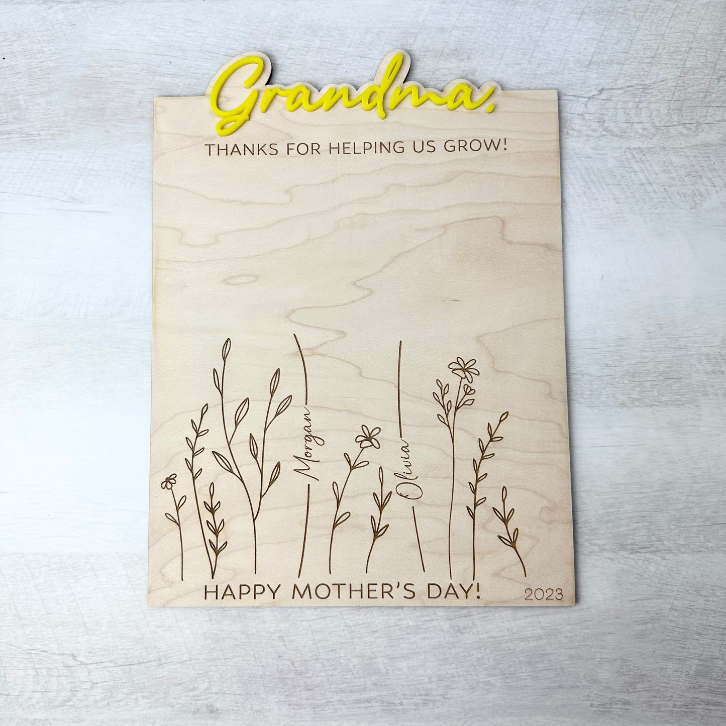 Handprint Flower Mothers Day