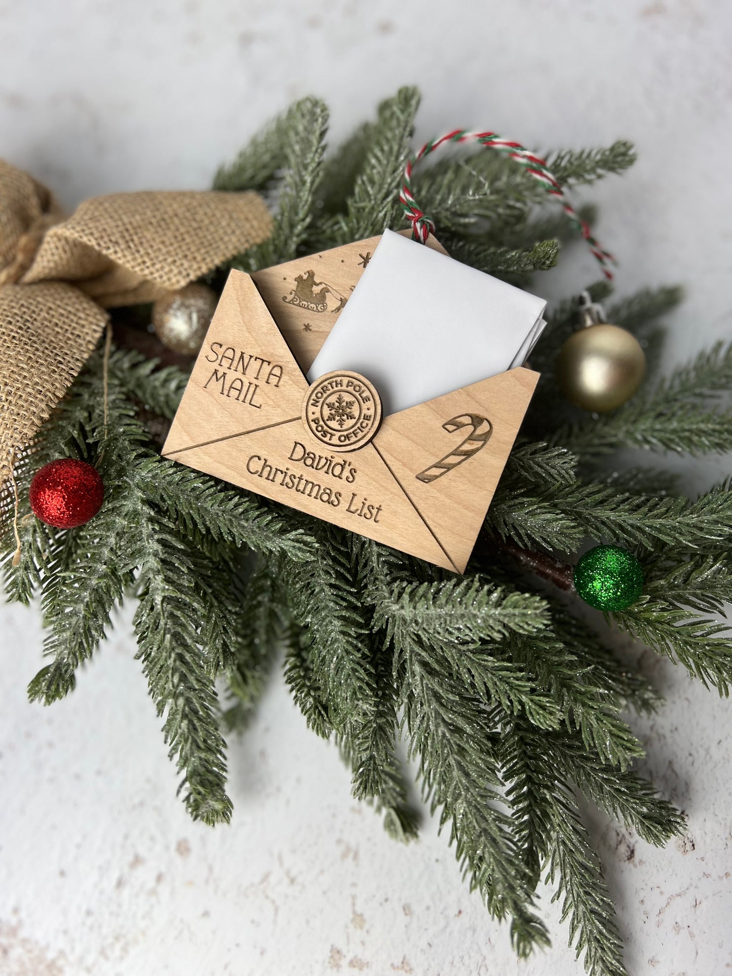 Personalized Christmas List Ornament