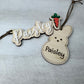 Personalized Easter Basket Tag with Carrot