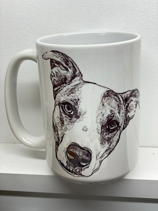 Put a sketch of your pets photo on mug!