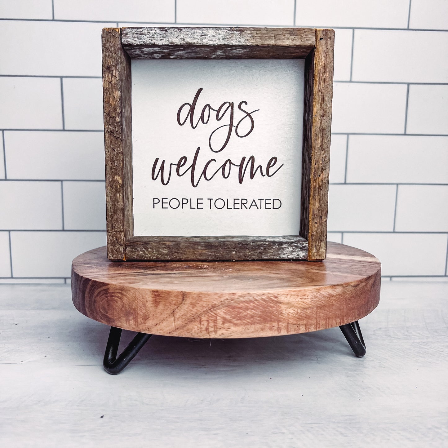 Dogs Welcome Shelf Sitter